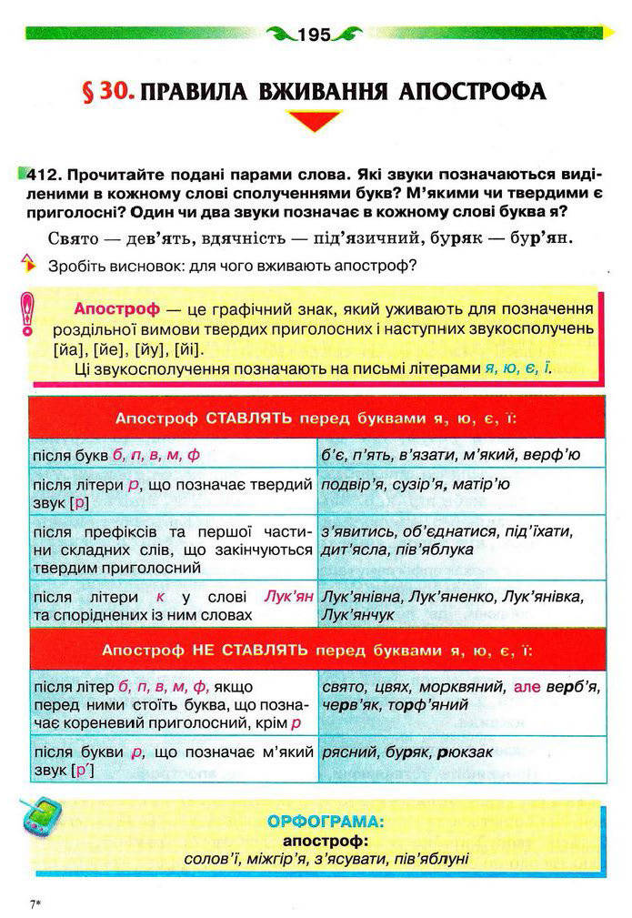 Підручник Українська мова 5 клас Глазова