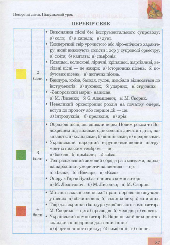 Підручник Музичне мистецтво 5 клас Кондратова