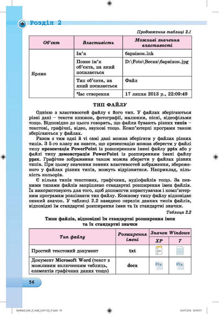 Підручник Інформатика 6 клас Ривкінд