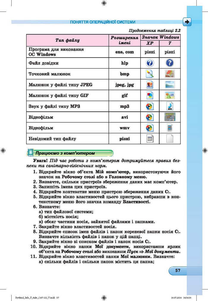 Підручник Інформатика 6 клас Ривкінд