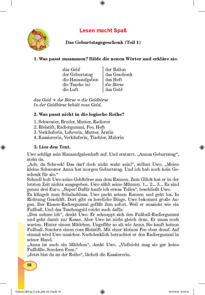Підручник Німецька мова 6 клас Горбач