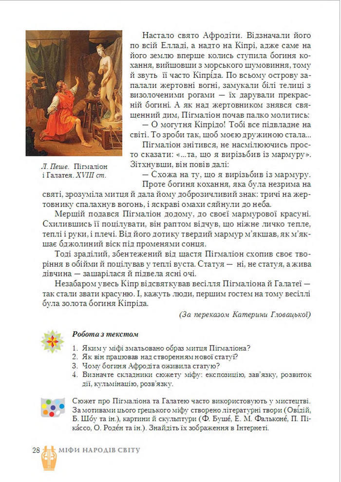 Підручник Світова література 6 клас Ніколенко