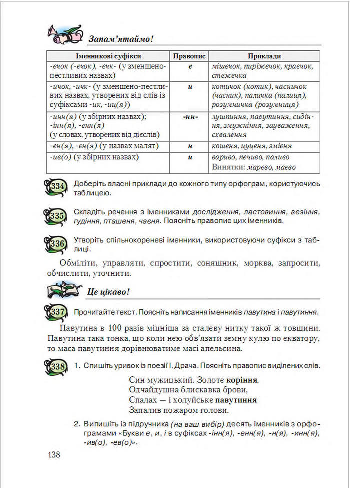 Українська мова 6 клас Єрмоленко