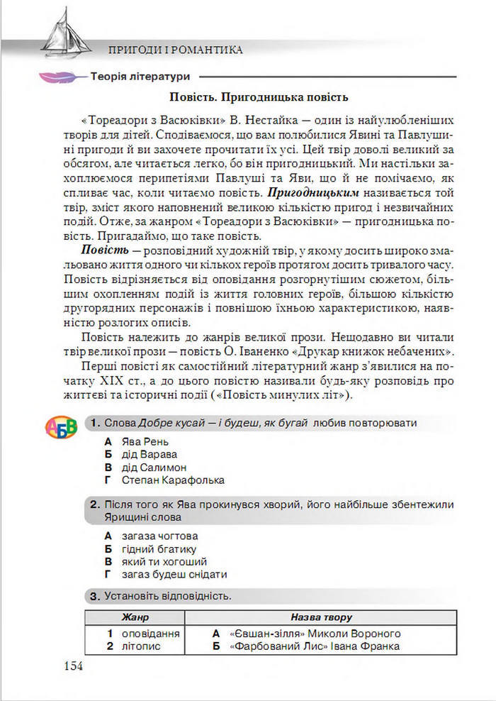 Підручник Українська література 6 клас Авраменко