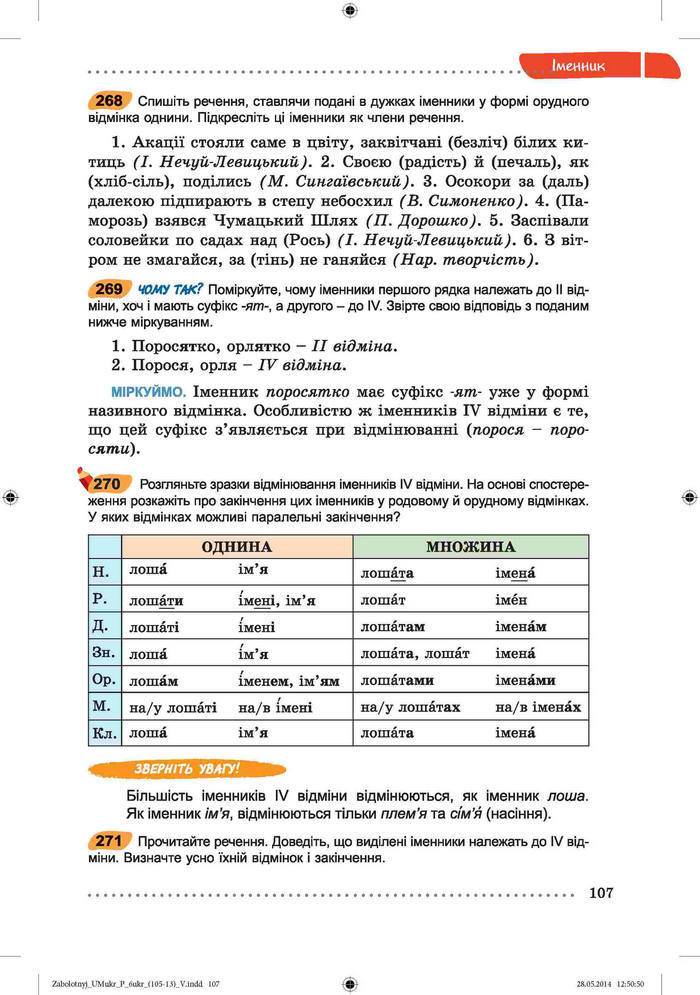 Підручник Українська мова 6 клас Заболотний