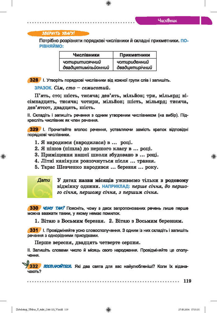 Українська мова 6 класc Заболотний (Рус.)