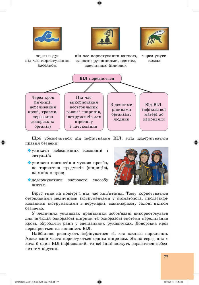 Підручник Основи здоров’я 6 клас Бойченко