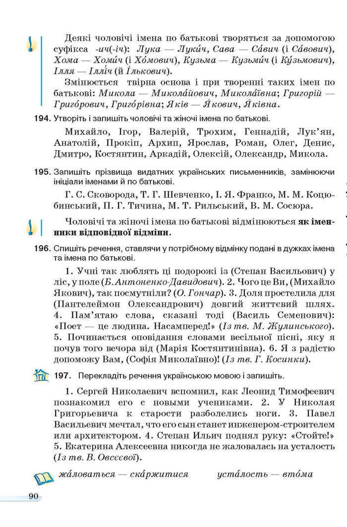 Учебник Українська мова 6 класс Ворон