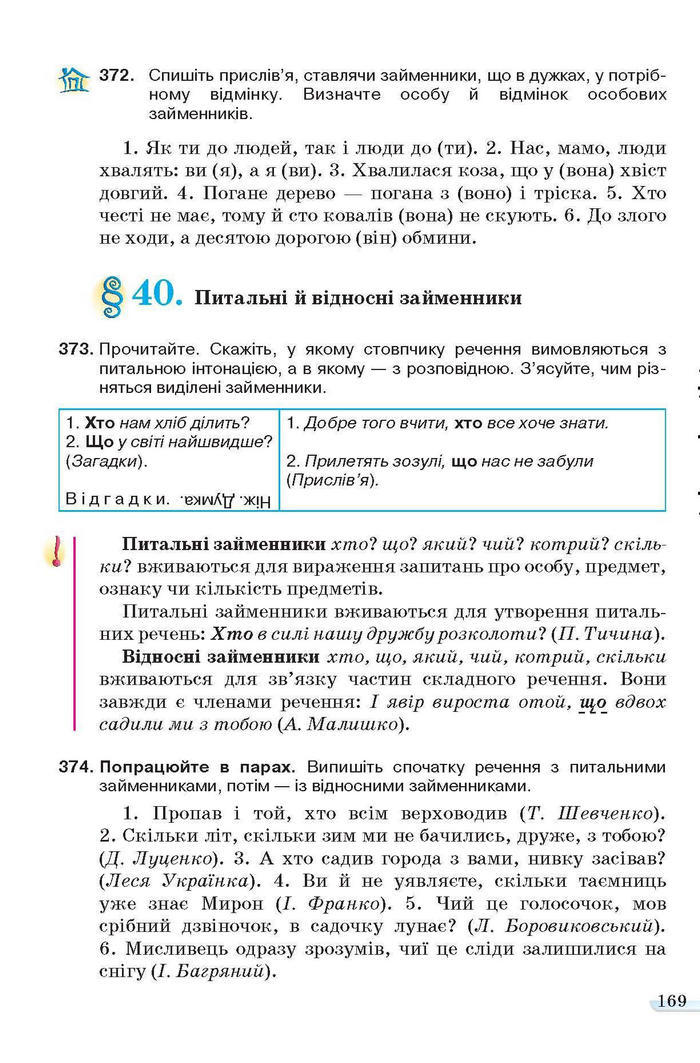 Учебник Українська мова 6 класс Ворон