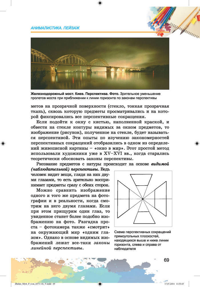 Изобразительное искусство 6 класс Железняк (Рус.)