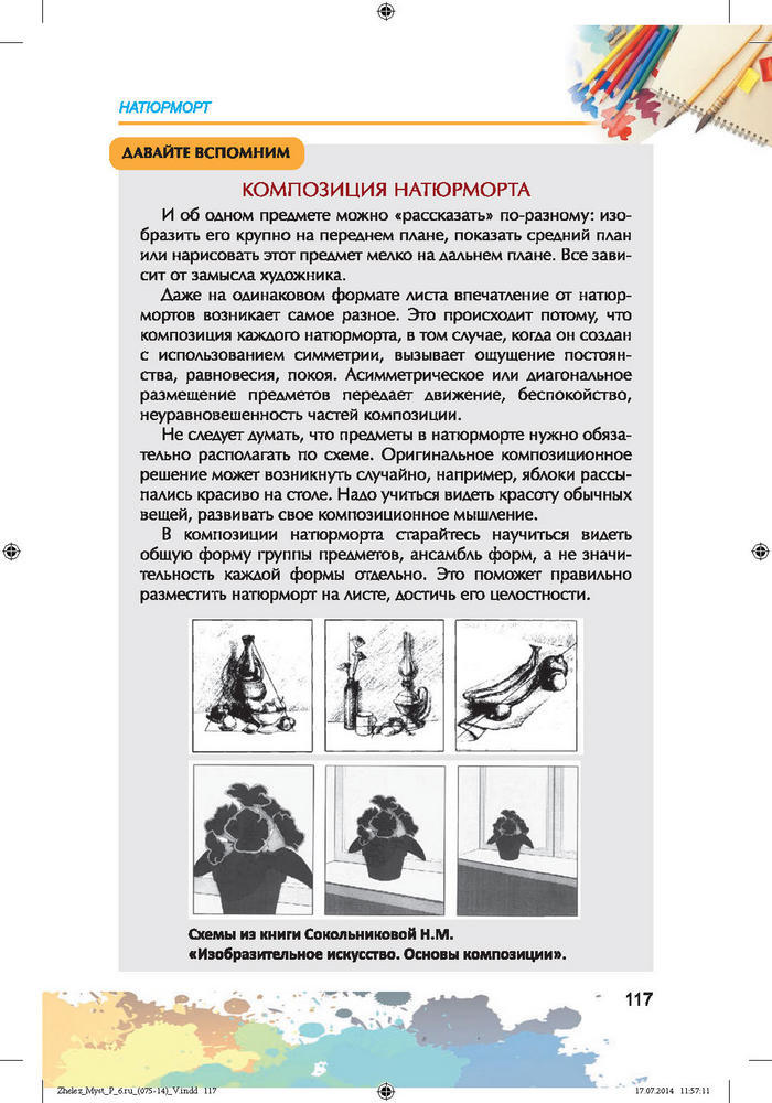 Изобразительное искусство 6 класс Железняк (Рус.)
