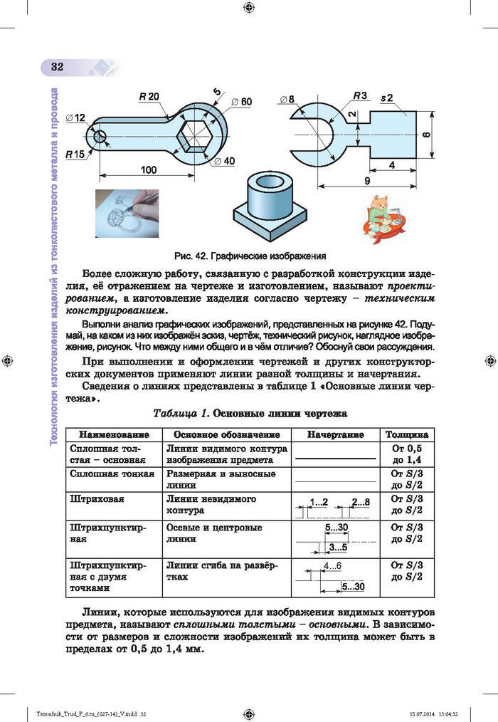 Трудовое обучение для мальчиков 6 класс Терещук