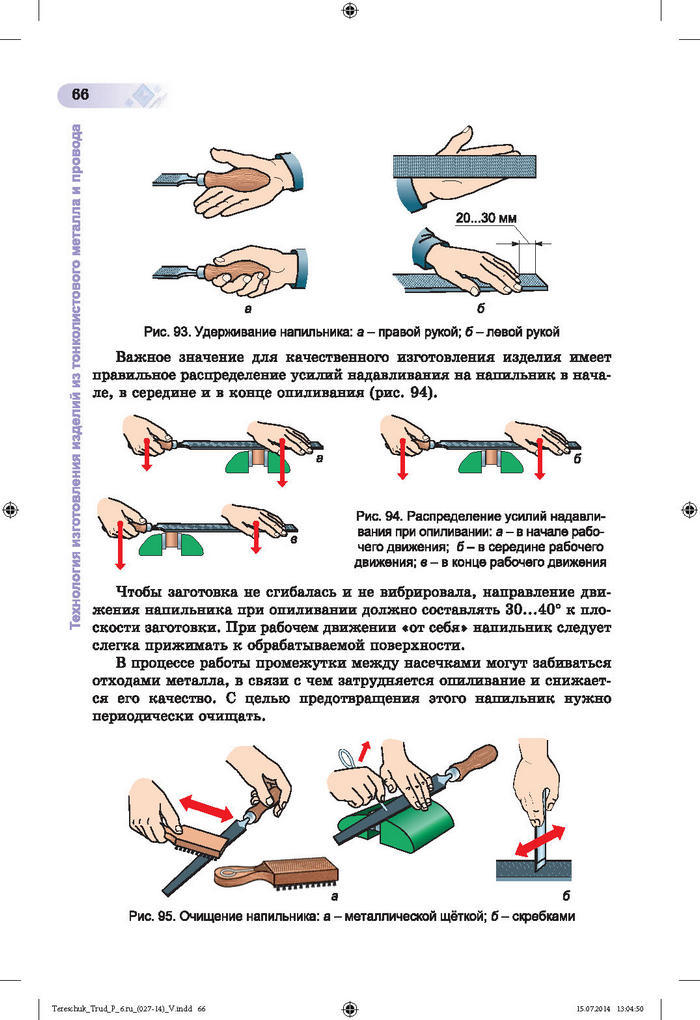 Трудовое обучение для мальчиков 6 класс Терещук