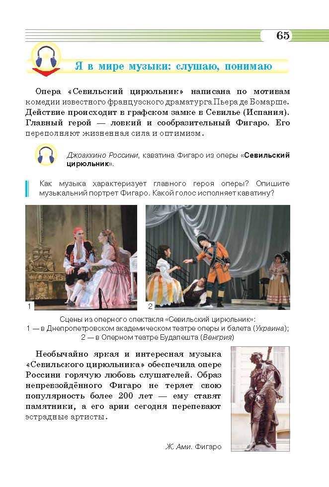 Музыкальное искусство 6 класс Масол