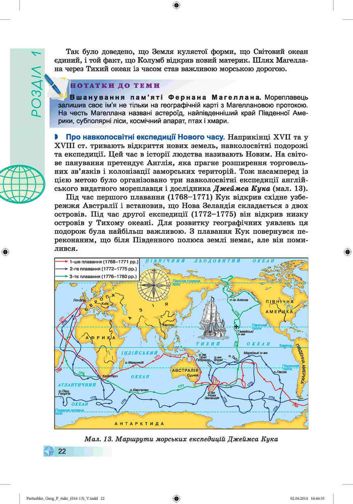 Підручник Географія 6 клас Пестушко