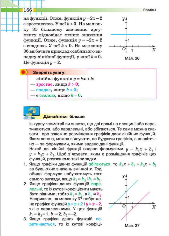 Підручник Алгебра 7 клас Тарасенкова 2015