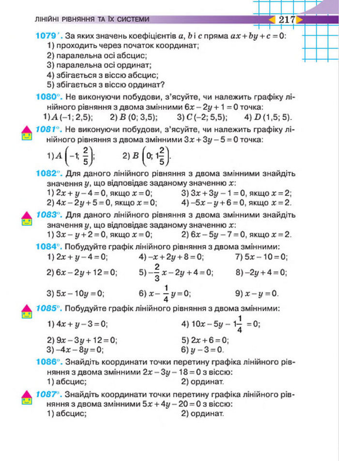 Підручник Алгебра 7 клас Тарасенкова 2015