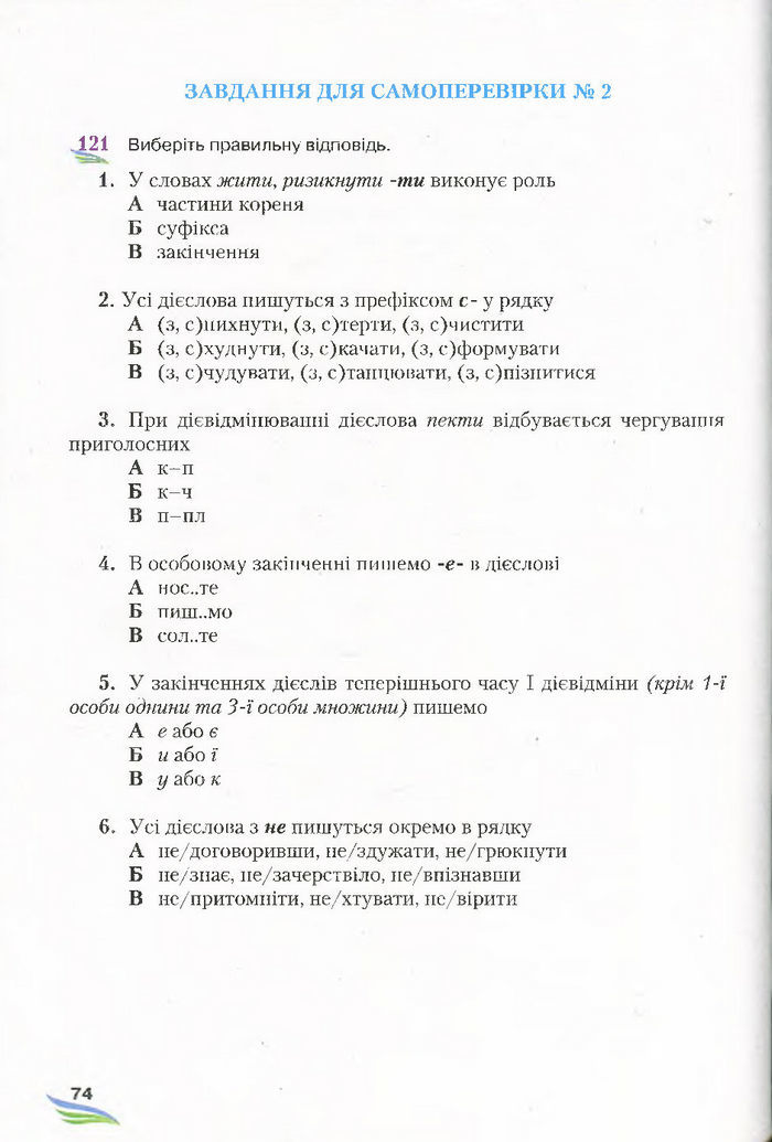 Підручник Українська мова 7 клас Єрмоленко 2015