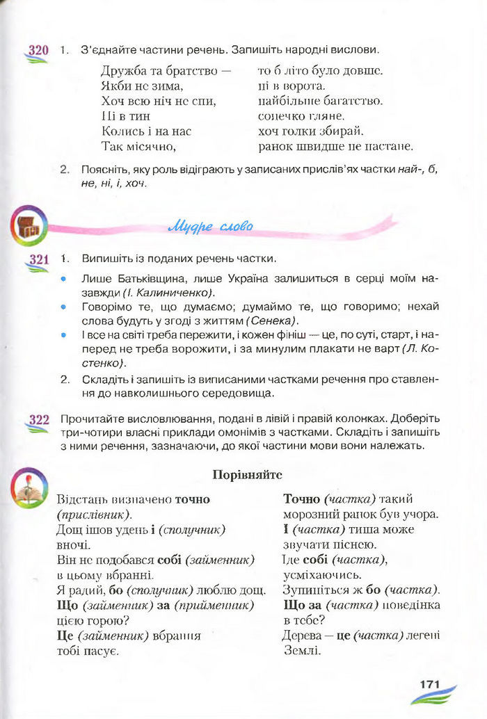Підручник Українська мова 7 клас Єрмоленко 2015