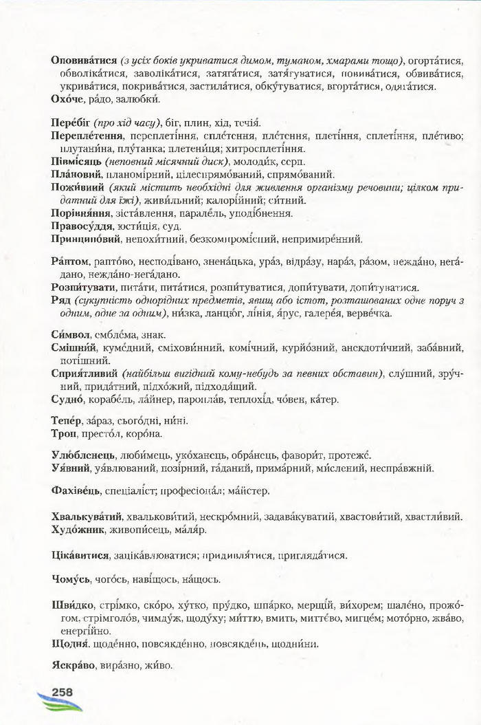 Підручник Українська мова 7 клас Єрмоленко 2015