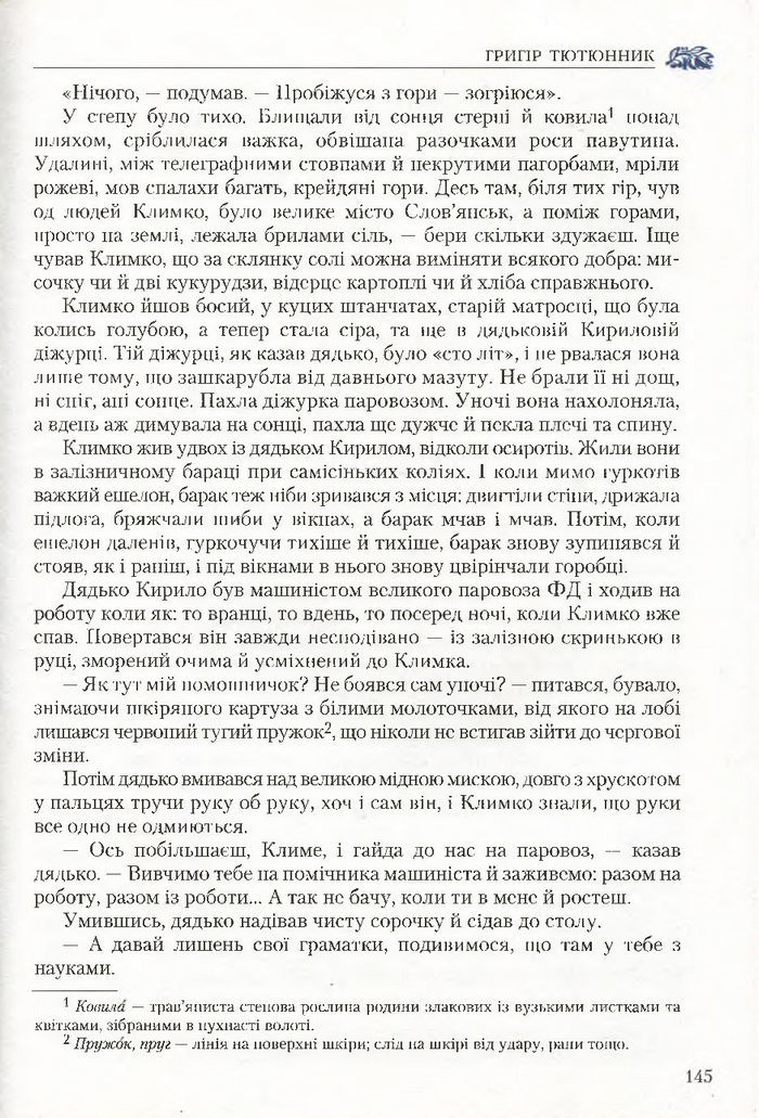 Підручник Українська література 7 клас Авраменко 2015