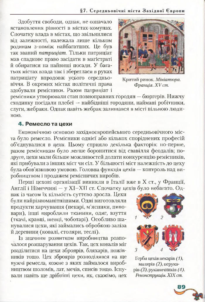 Всесвітня історія 7 клас Ліхтей 2015