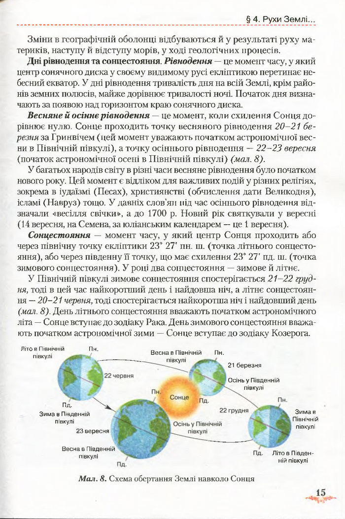 Підручник Географія 7 клас Гільберг 2015