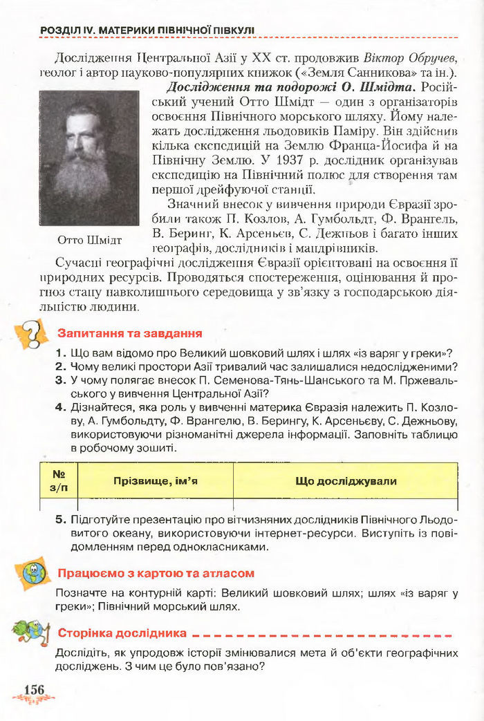 Підручник Географія 7 клас Гільберг 2015