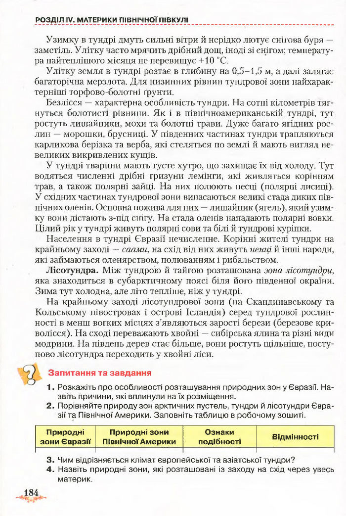 Підручник Географія 7 клас Гільберг 2015