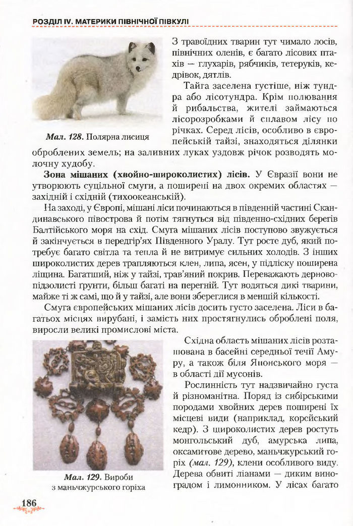 Підручник Географія 7 клас Гільберг 2015