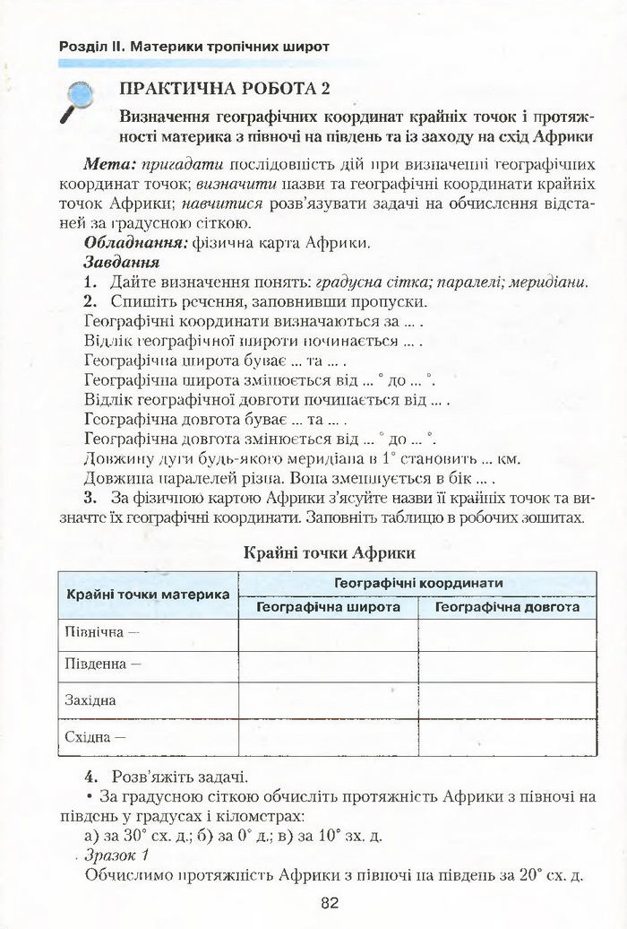 Підручник Географія 7 клас Кобернік 2015