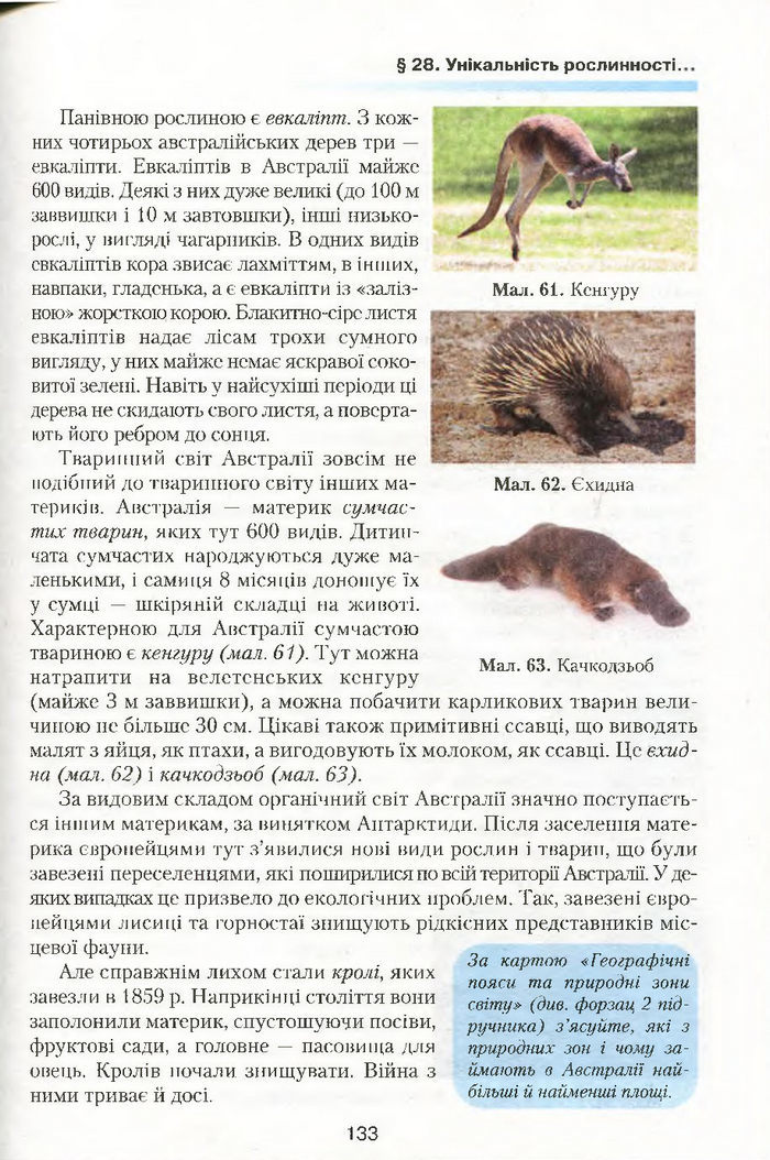 Підручник Географія 7 клас Кобернік 2015