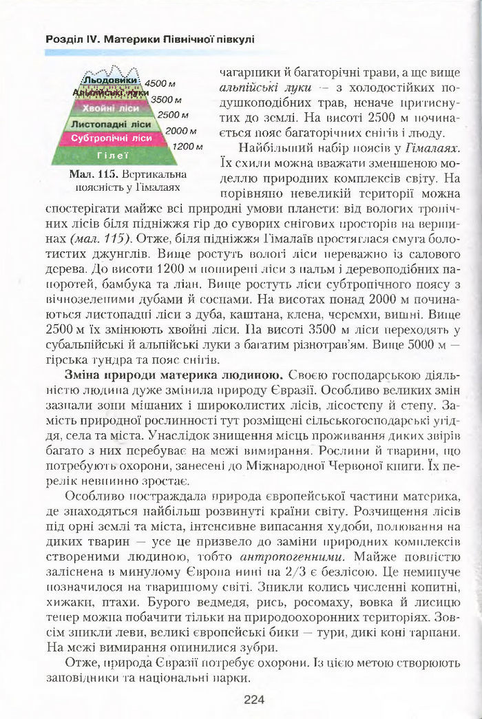 Підручник Географія 7 клас Кобернік 2015
