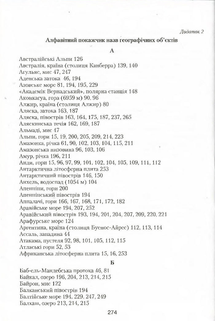 Підручник Географія 7 клас Кобернік 2015