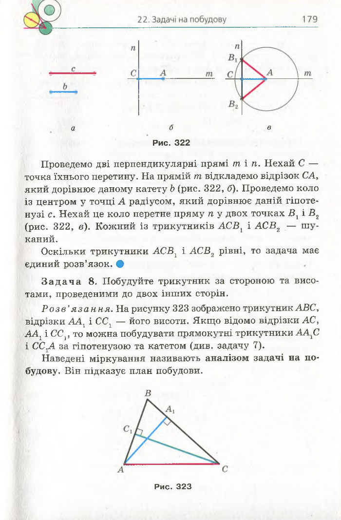 Підручник Геометрія 7 клас Мерзляк 2015