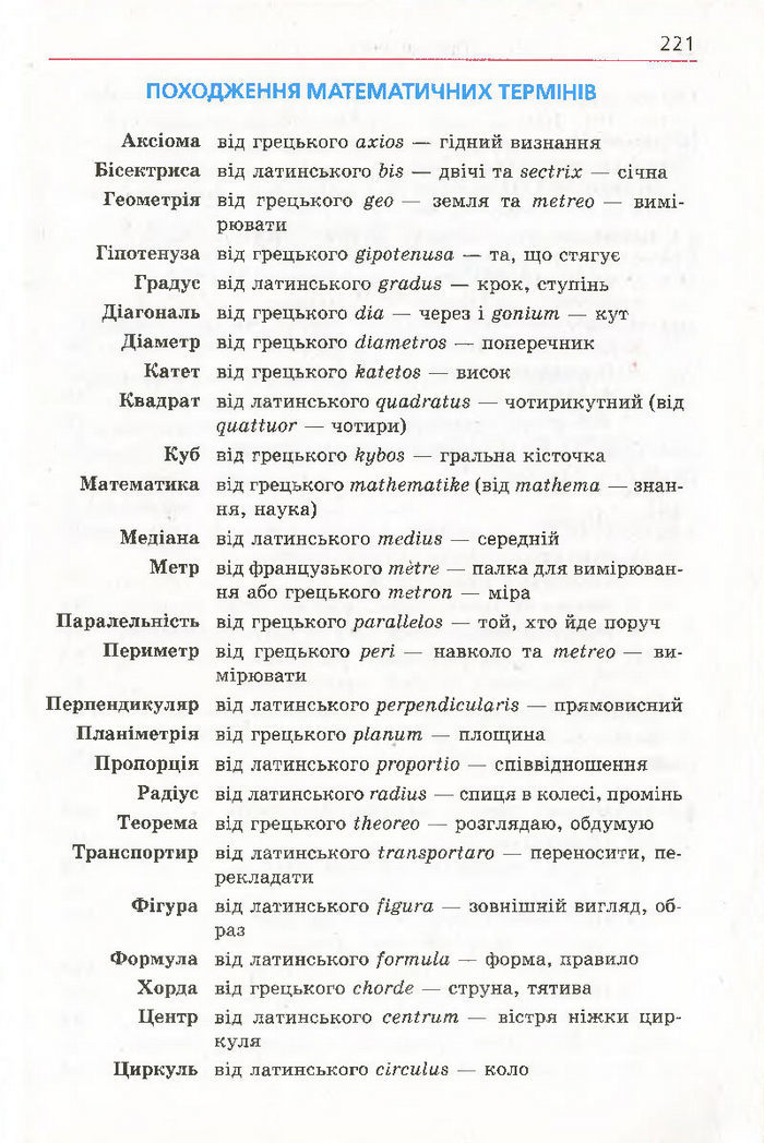 Підручник Геометрія 7 клас Мерзляк 2015