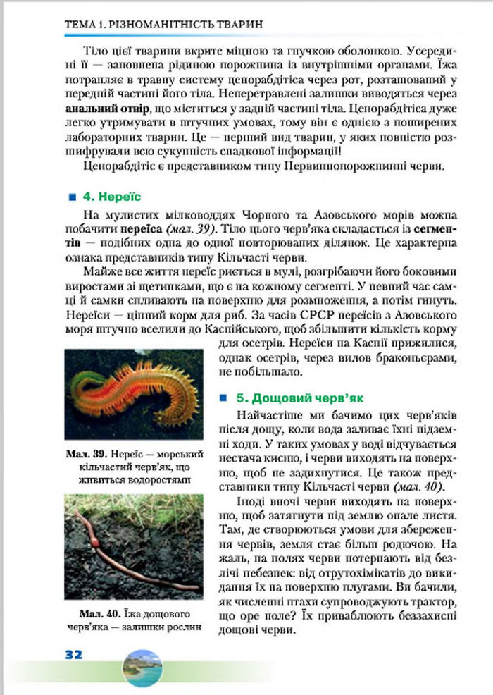 Підручник Біологія 7 клас Шабанов