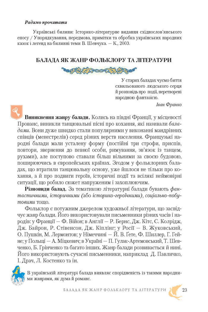 Підручник Світова література 7 клас Ніколенко 2015