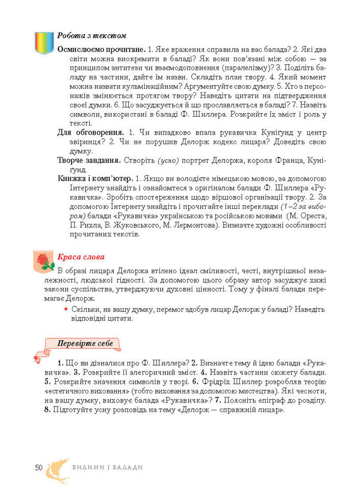 Підручник Світова література 7 клас Ніколенко 2015