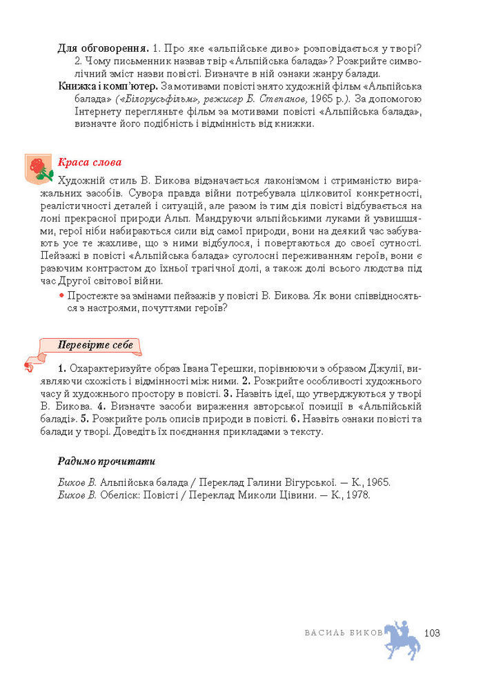 Підручник Світова література 7 клас Ніколенко 2015