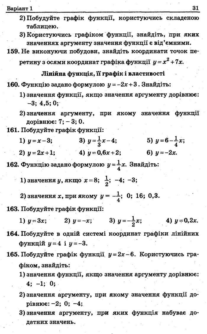 Збірник задач контрольних Алгебра 7 клас Мерзляк 2015