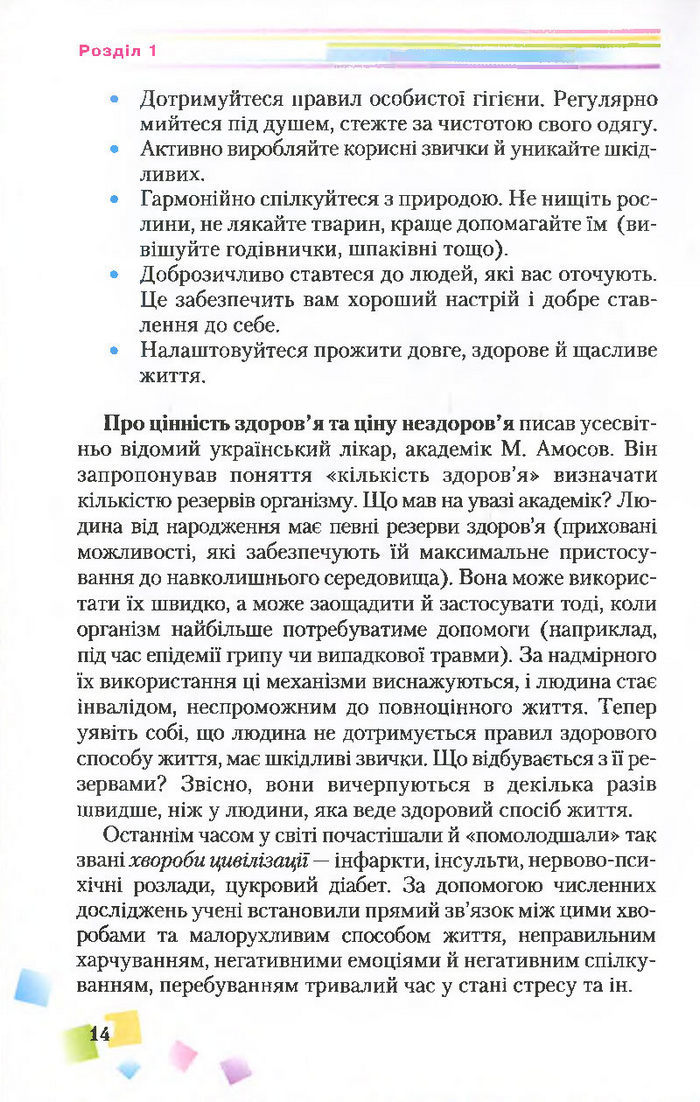 Підручник Основи здоров’я 7 клас Поліщук 2015