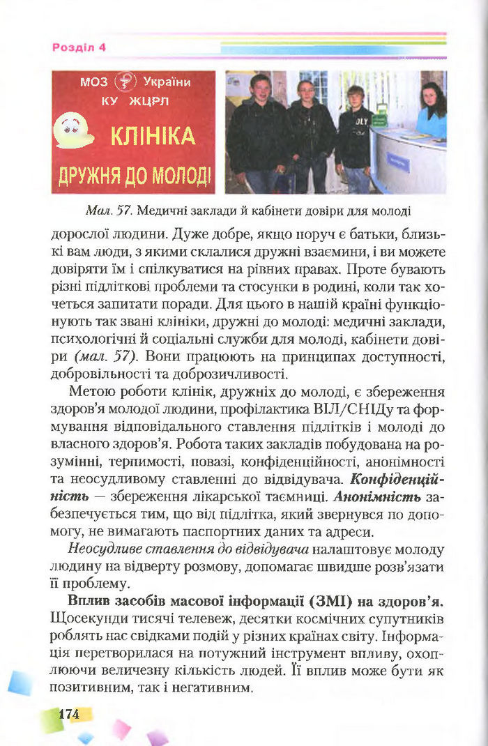 Підручник Основи здоров’я 7 клас Поліщук 2015