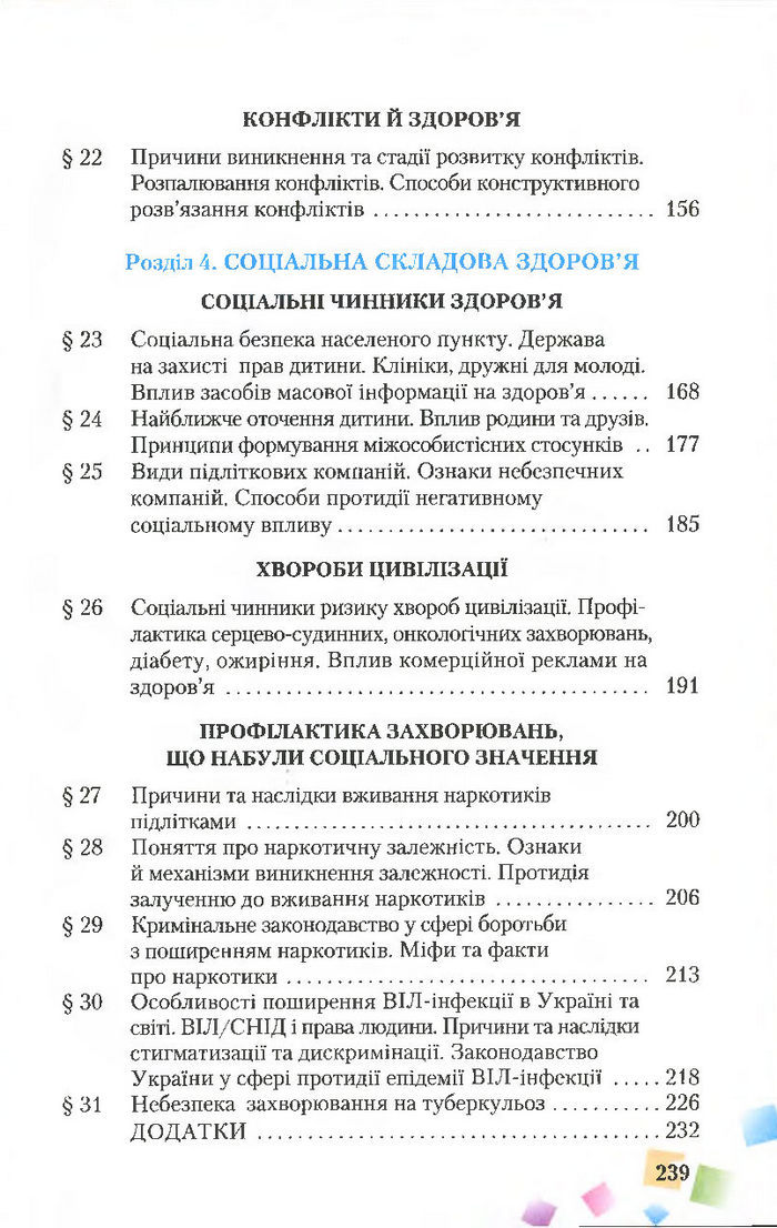 Підручник Основи здоров’я 7 клас Поліщук 2015