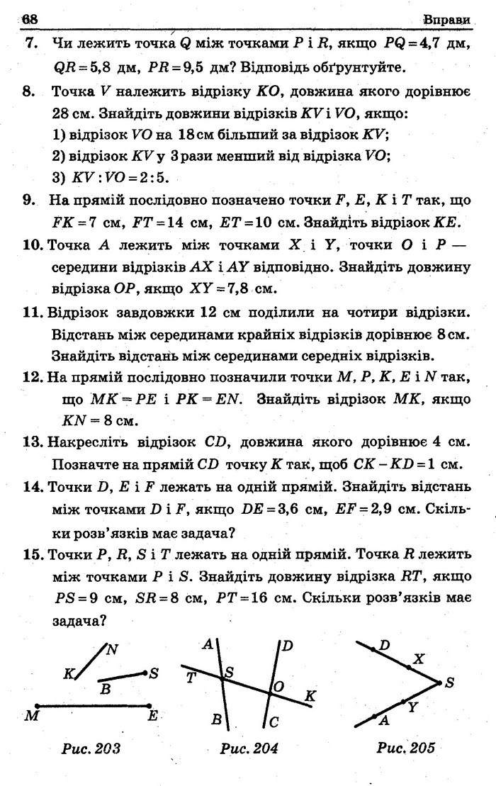 Збірник Геометрія 7 клас Мерзляк 2015