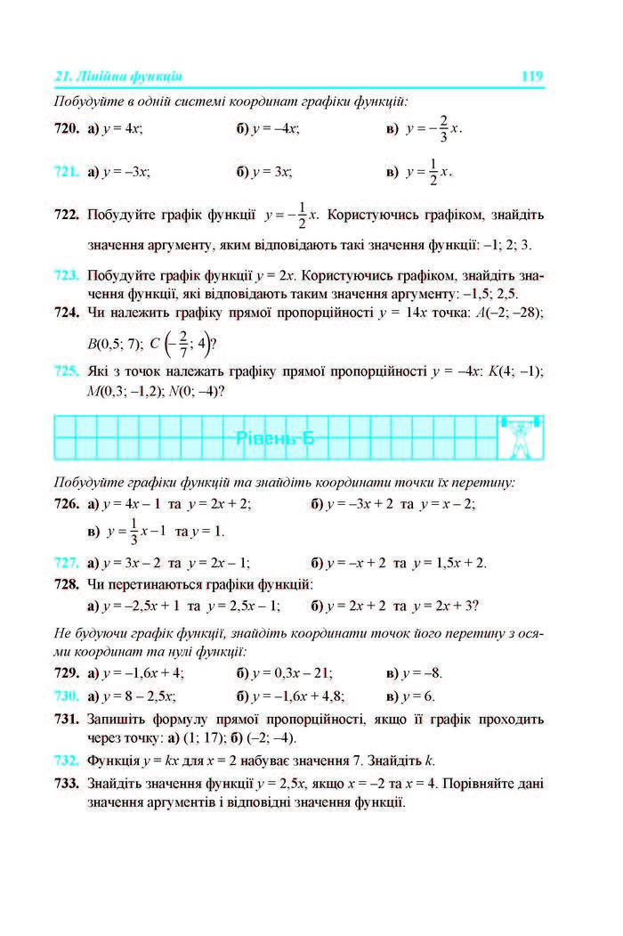 Підручник Алгебра 7 клас Кравчук 2015