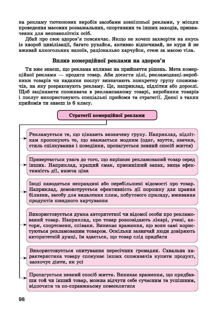 Основи здоров’я 7 клас Бойченко 2015 (Укр.)