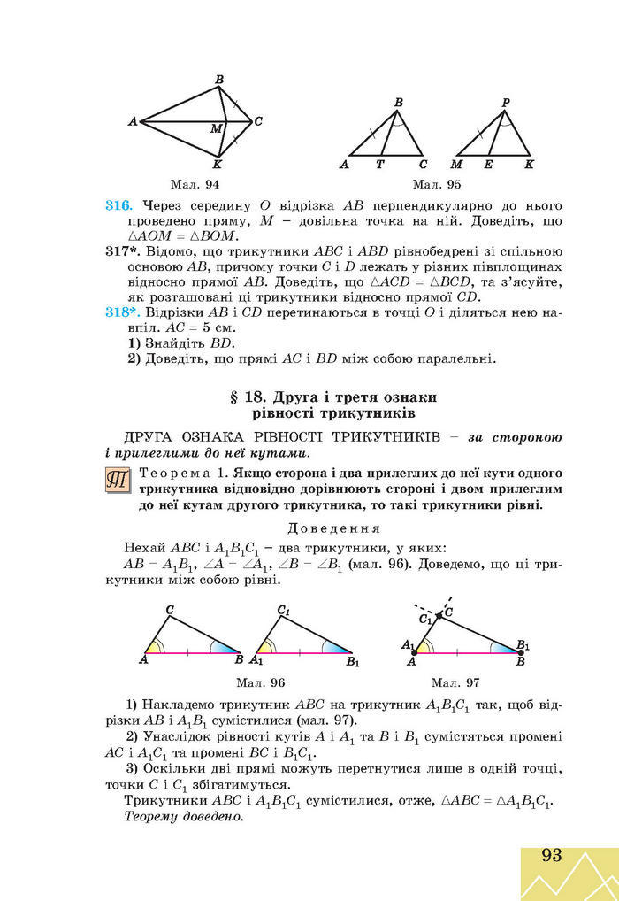 Підручник Геометрія 7 клас Апостолова 2015