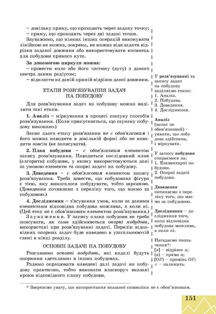 Підручник Геометрія 7 клас Апостолова 2015