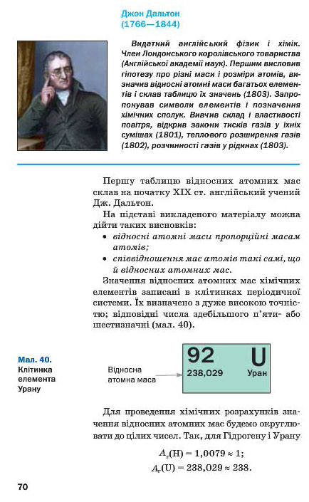 Підручник Хімія 7 клас Попель 2015